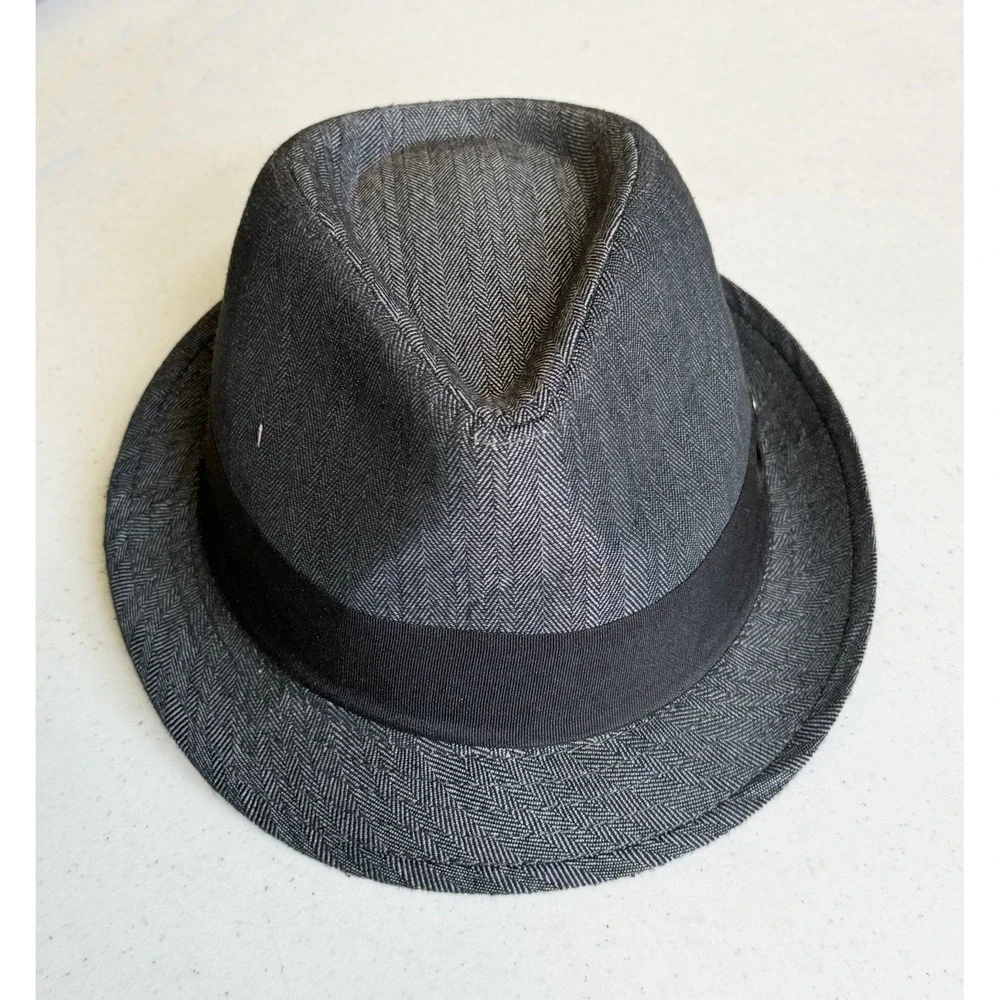 Vintage Stetson Men's Large/X-Large All American Gray Canvas Fedora